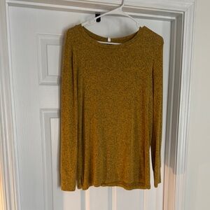 Women's Mustard Long Sleeve Top